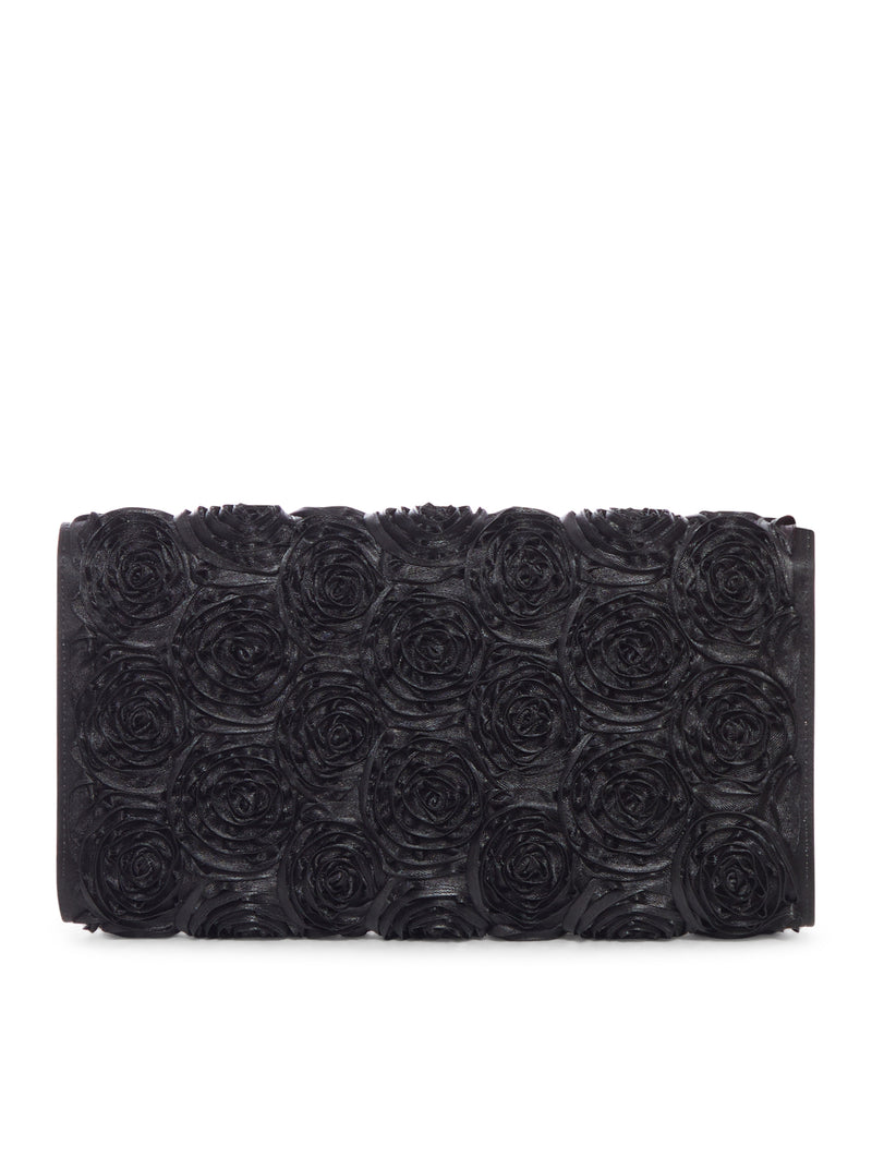 POCHETTE ENVELOPE FLAP FLOWER BUCKLE