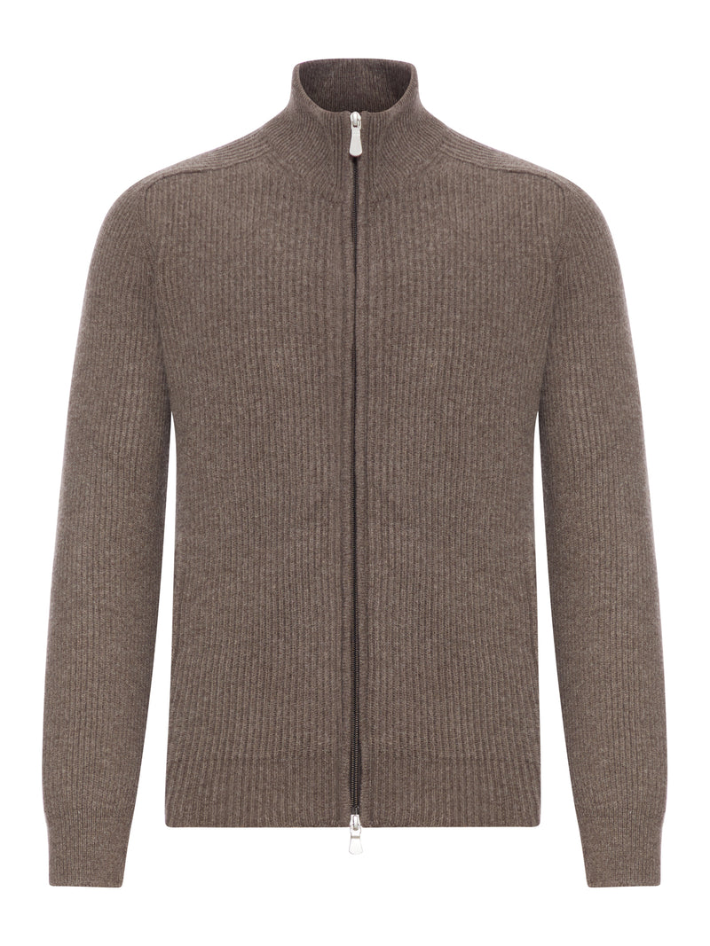 MAGLIONE IN LANA CON ZIP