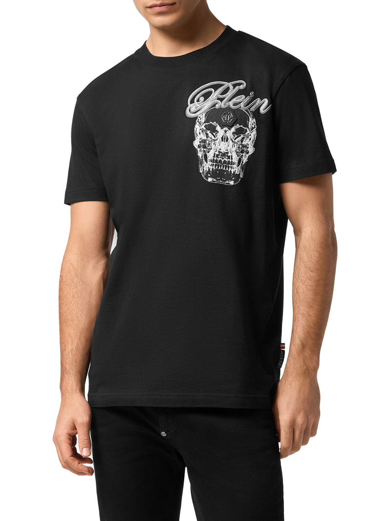 T-SHIRT GIROCOLLO CON STAMPA