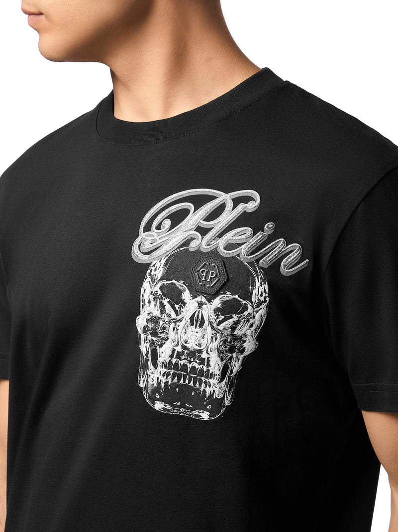 T-SHIRT GIROCOLLO CON STAMPA