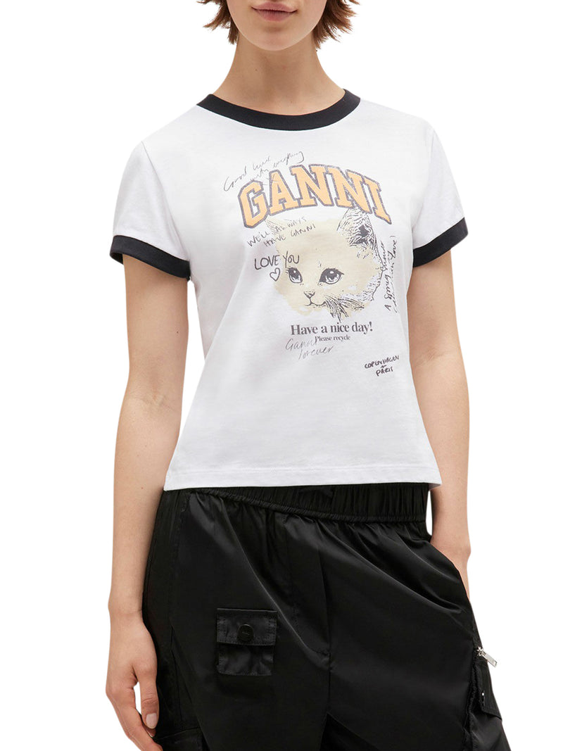 T-SHIRT IN COTONE CON STAMPA