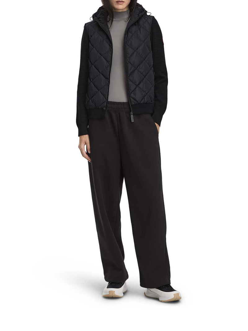 GIACCA CON CAPPUCCIO IN MAGLIA TRAPUNTATA HYBRIDGE®