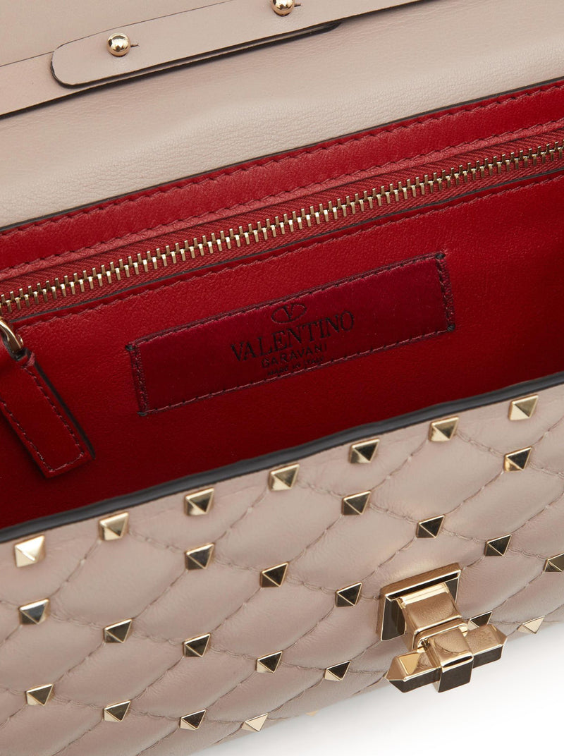 BORSA A TRACOLLA ROCKSTUD SPIKE IN NAPPA