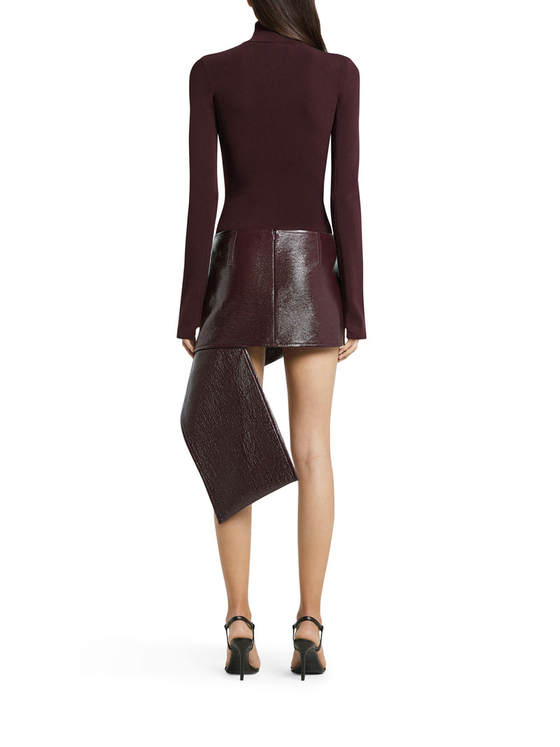 MAGLIONE A COLLO ALTO IN INTERLOCK