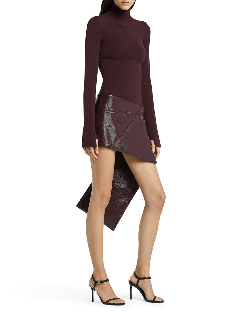 MAGLIONE A COLLO ALTO IN INTERLOCK