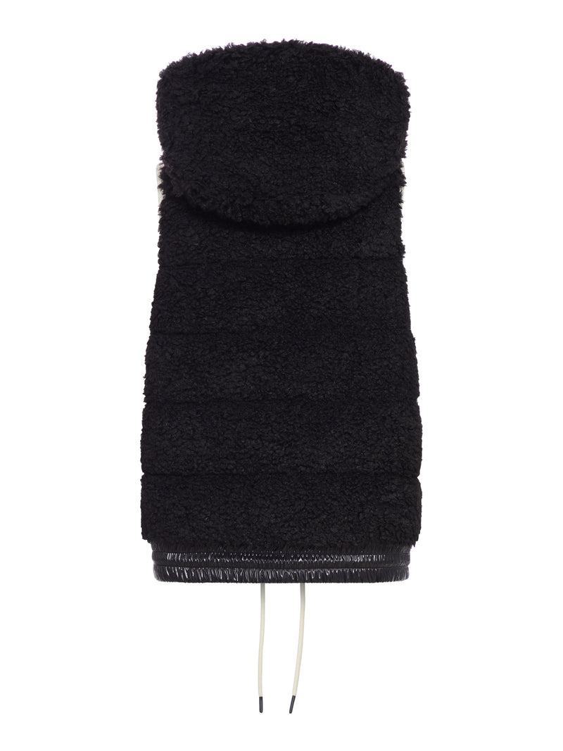 GILET IMBOTTITO EFFETTO TEDDY