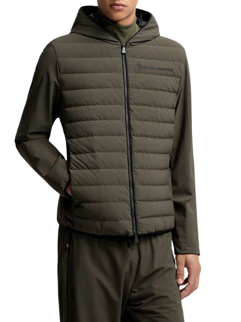 CARDIGAN CON ZIP A 2 STRATI