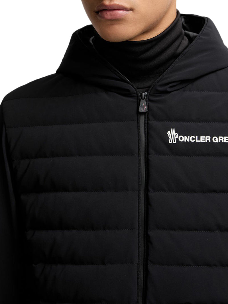 CARDIGAN CON ZIP A 2 STRATI