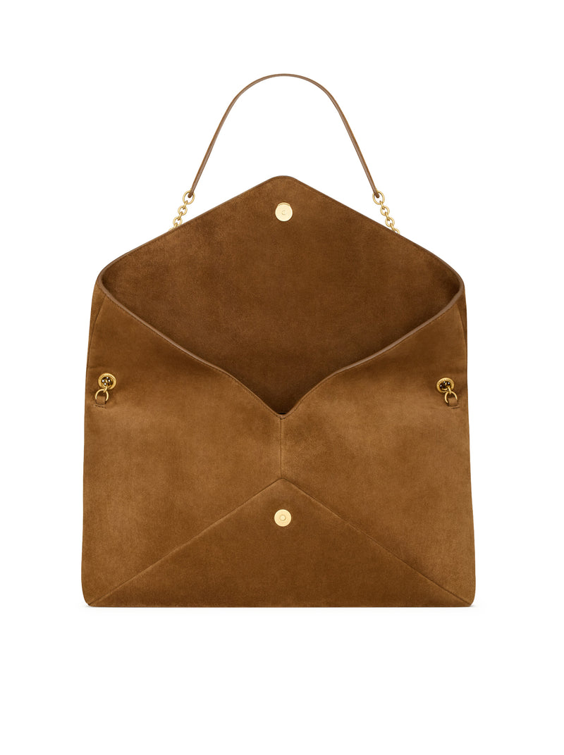 POCHETTE CASSANDRE XXL SU CATENA IN SUEDE