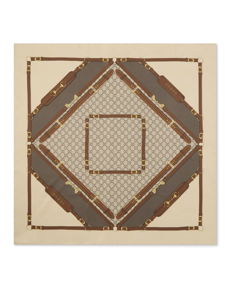 CARRÉ IN TWILL DI SETA STAMPATO