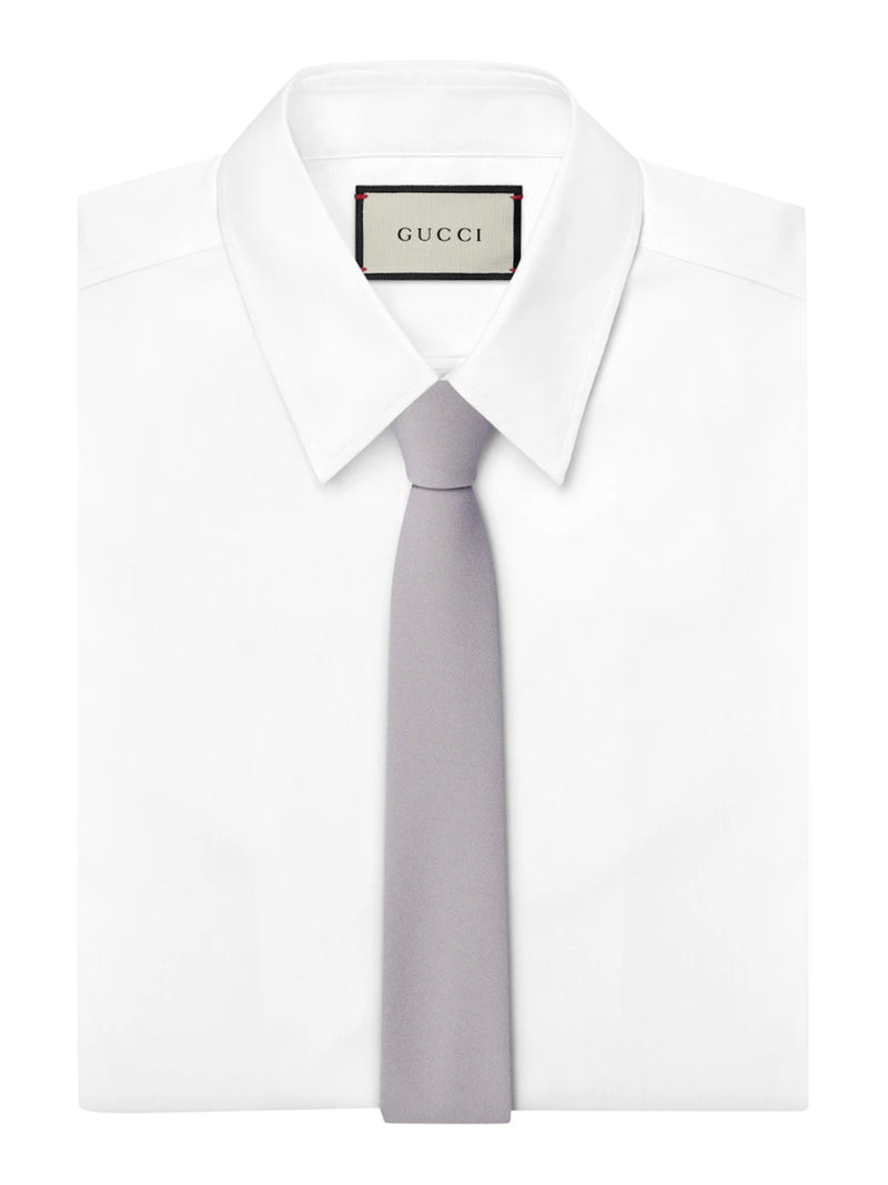 CRAVATTA IN SETA CON EFFETTO CRÊPE