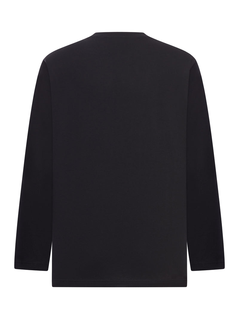 T-SHIRT IN JERSY DI COTONE CON LOGO RICAMATO