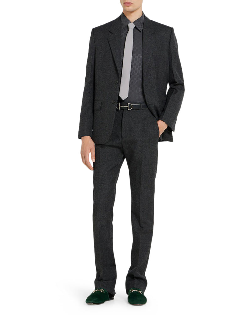 CAMICIA IN SETA GG JACQUARD