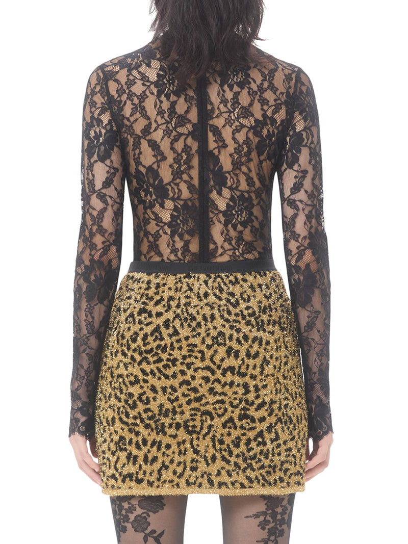 BODY IN PIZZO FLOREALE