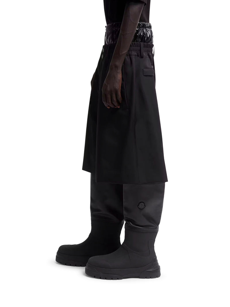 PANTALONCINI CON STAMPA LOGO MONCLER X A$AP ROCKY