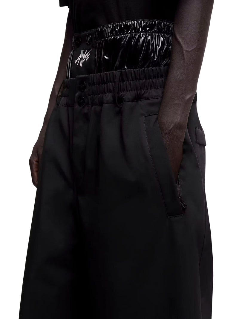 PANTALONCINI CON STAMPA LOGO MONCLER X A$AP ROCKY