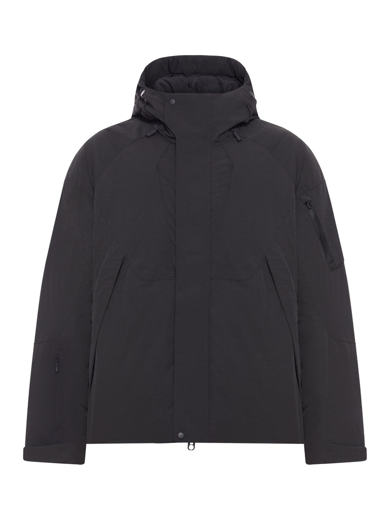 PIUMINO HYBRID DOWN CON CAPPUCCIO