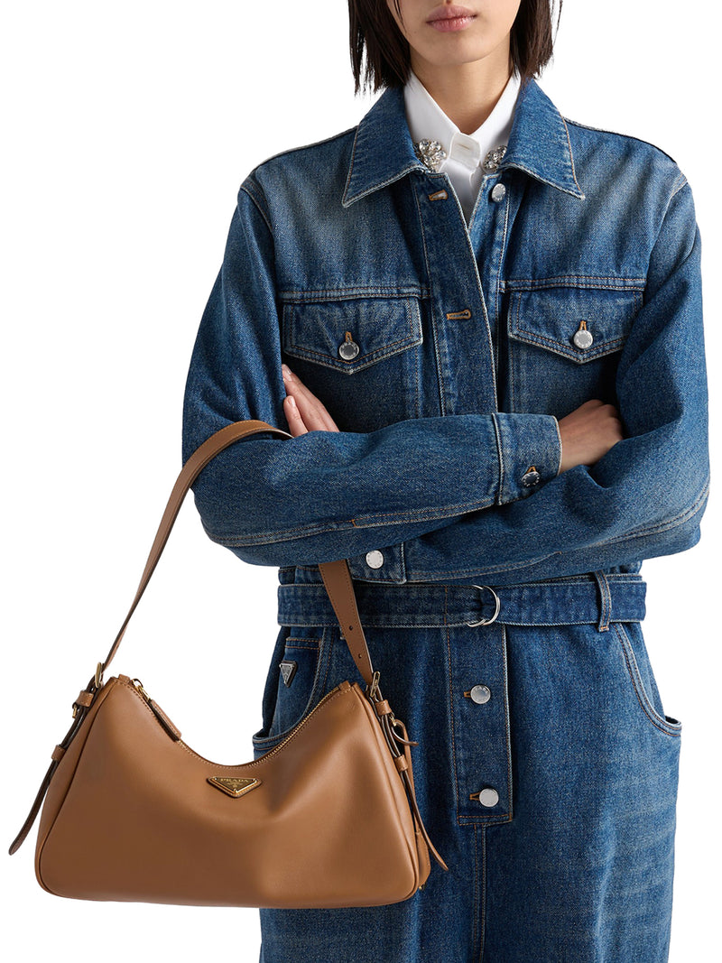 BORSA A SPALLA AIMEE MEDIUM IN PELLE