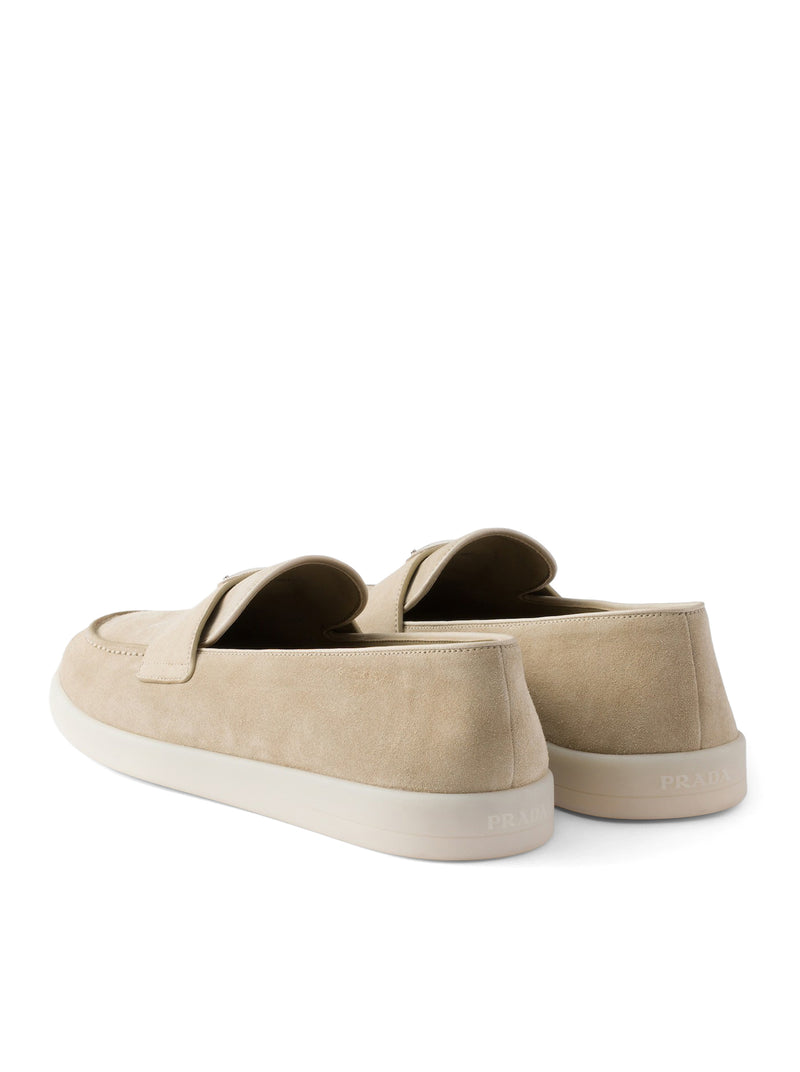 MOCASSINI IN PELLE SCAMOSCIATA