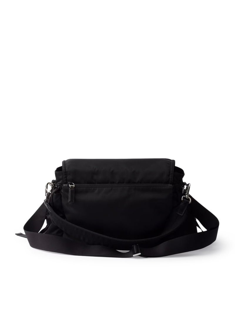 BORSA EXPLORE IN RE-NYLON E PELLE