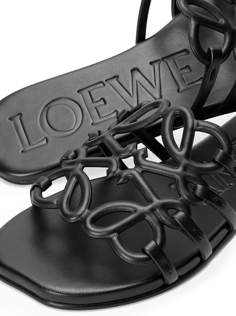 SLIDE ANAGRAM PETAL IN PELLE DI VITELLO