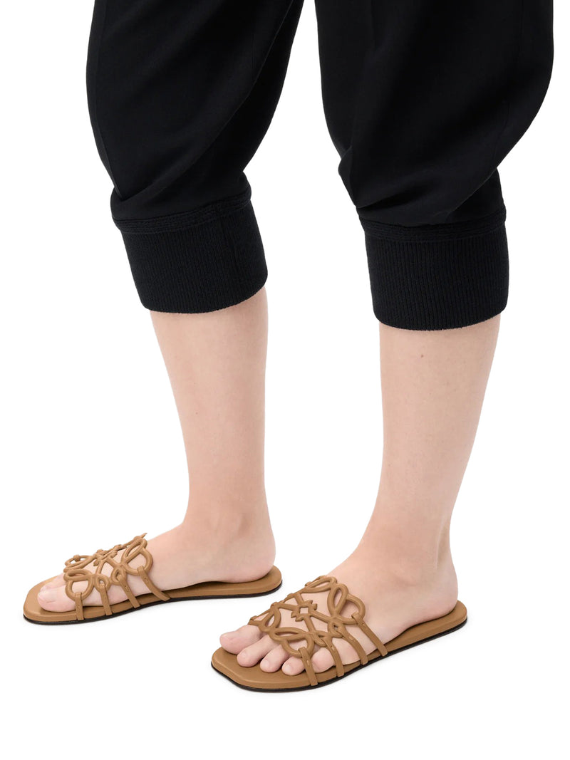 SLIDE ANAGRAM PETAL IN PELLE DI VITELLO