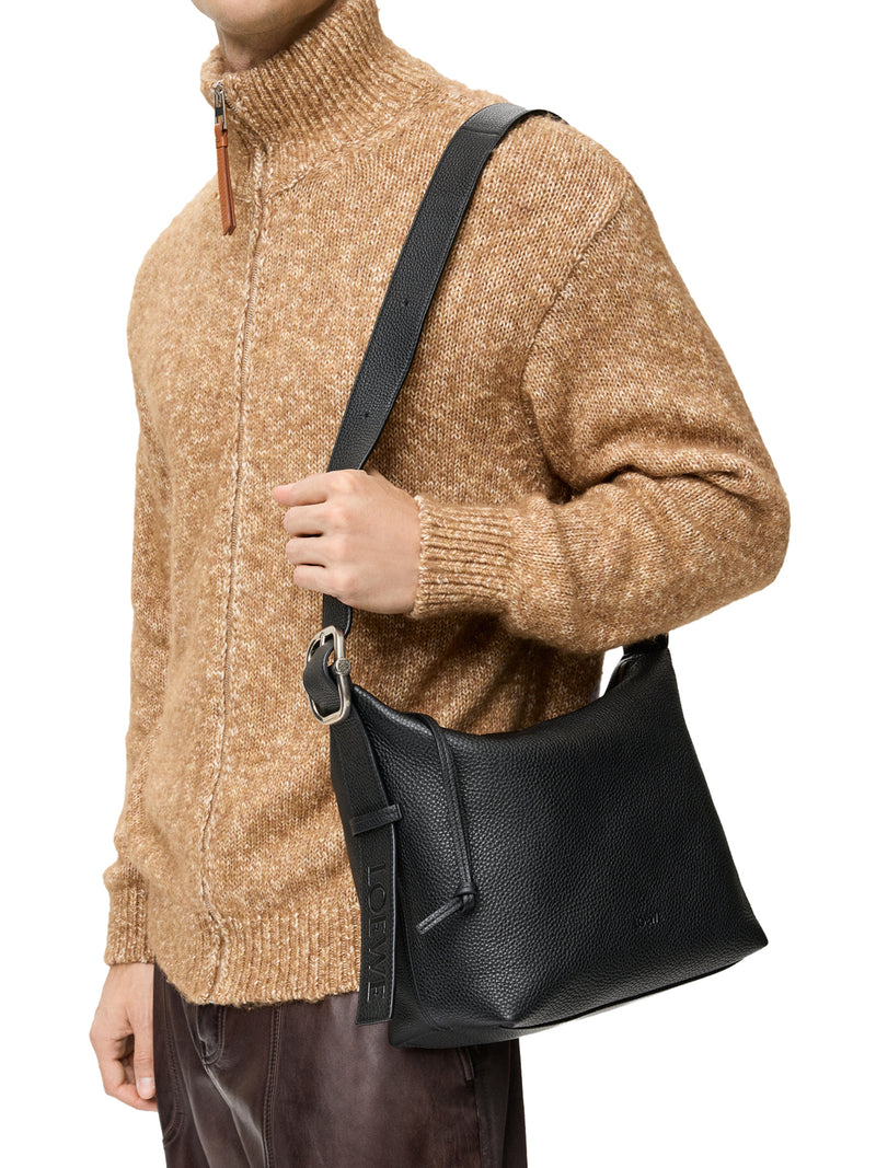 BORSA HOBO LOOP IN PELLE DI VITELLO GRANATA
