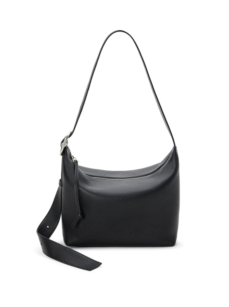 BORSA HOBO LOOP IN PELLE DI VITELLO GRANATA
