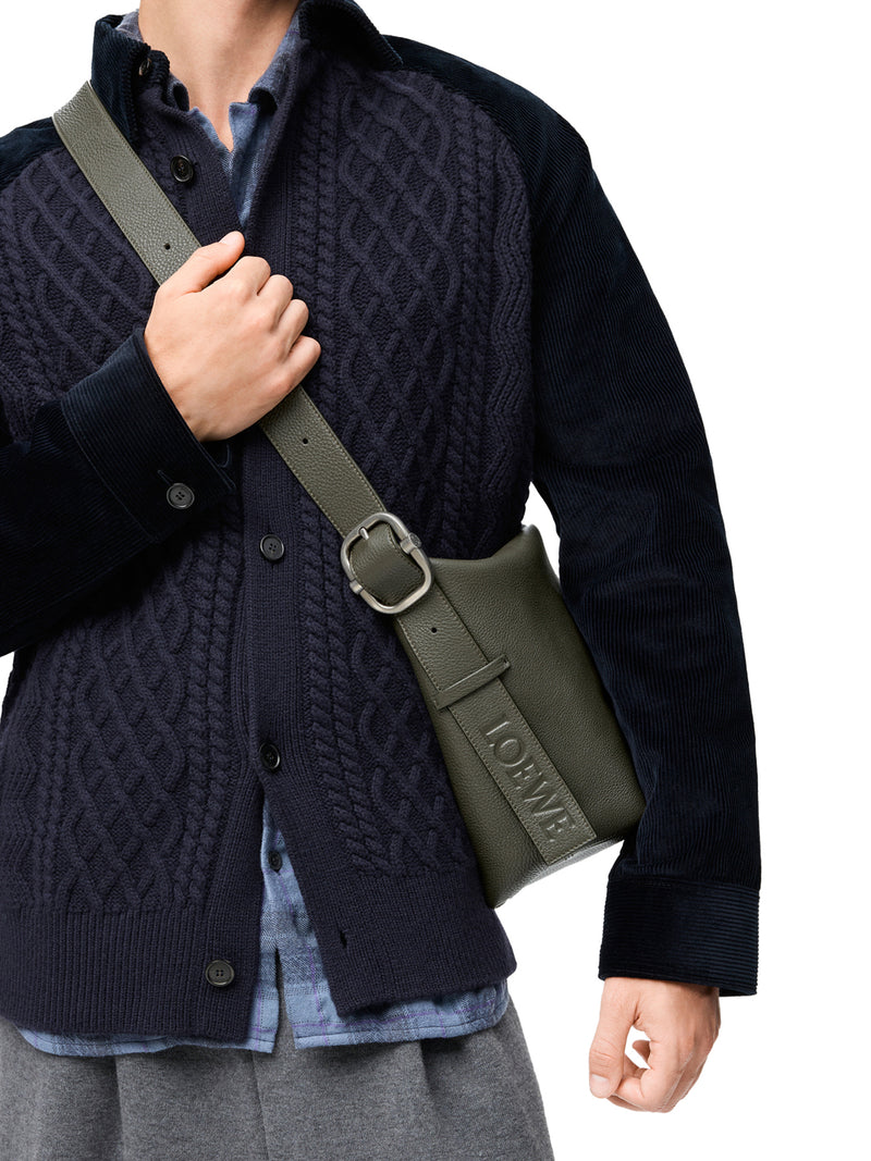 BORSA HOBO LOOP IN PELLE DI VITELLO GRANATA