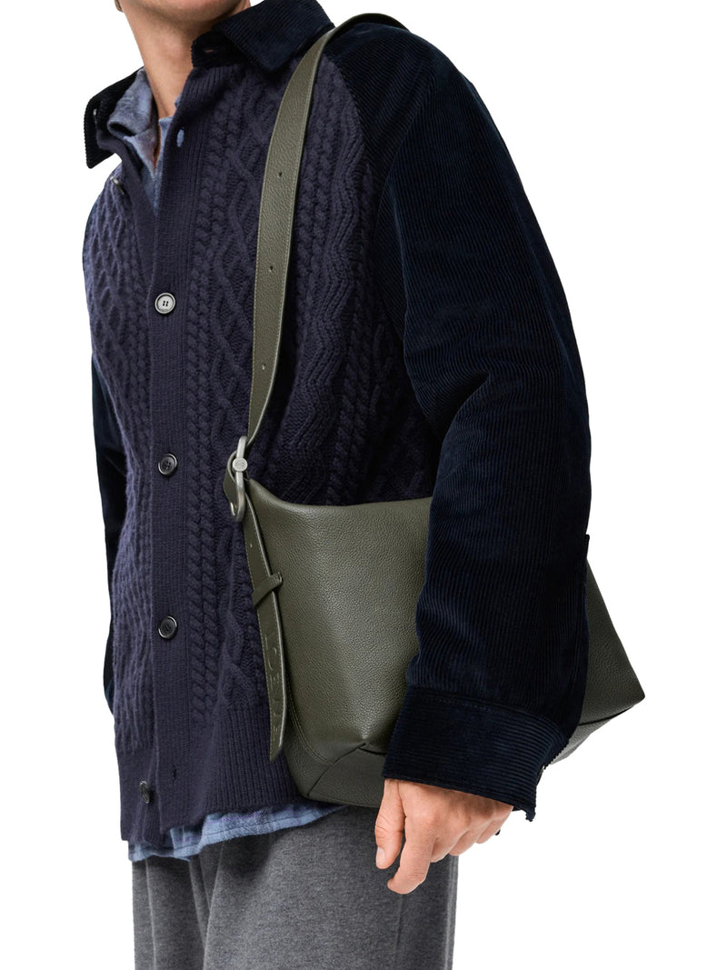 BORSA HOBO LOOP IN PELLE DI VITELLO GRANATA