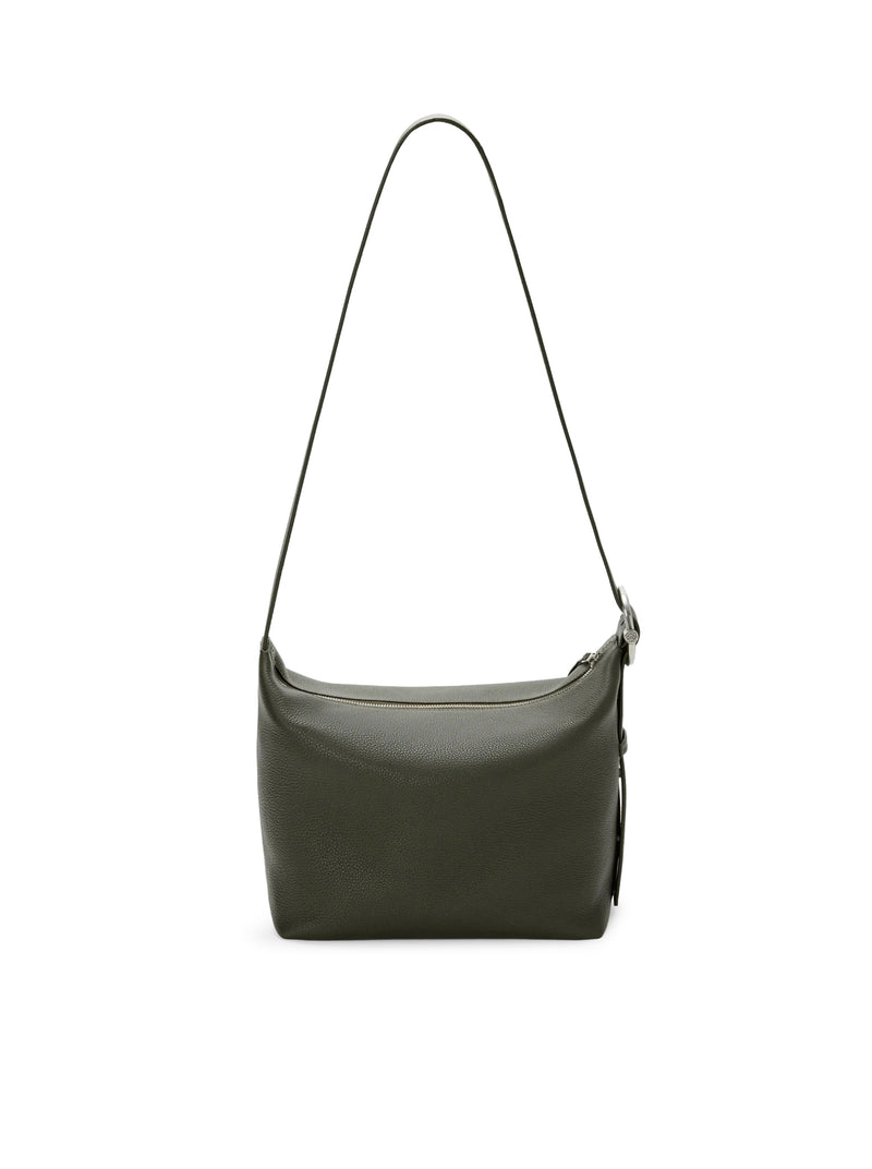 BORSA HOBO LOOP IN PELLE DI VITELLO GRANATA