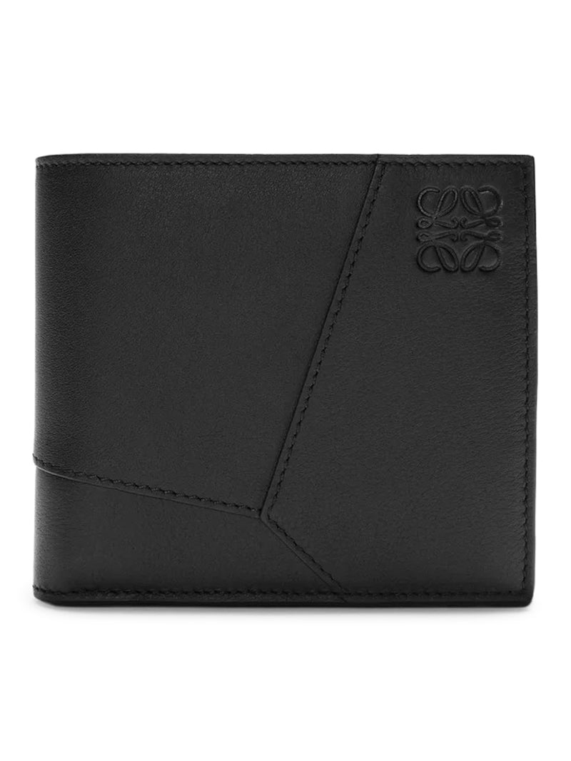 PORTAFOGLIO CON PORTAMONETE BIFOLD PUZZLE IN PELLE DI VITELLO