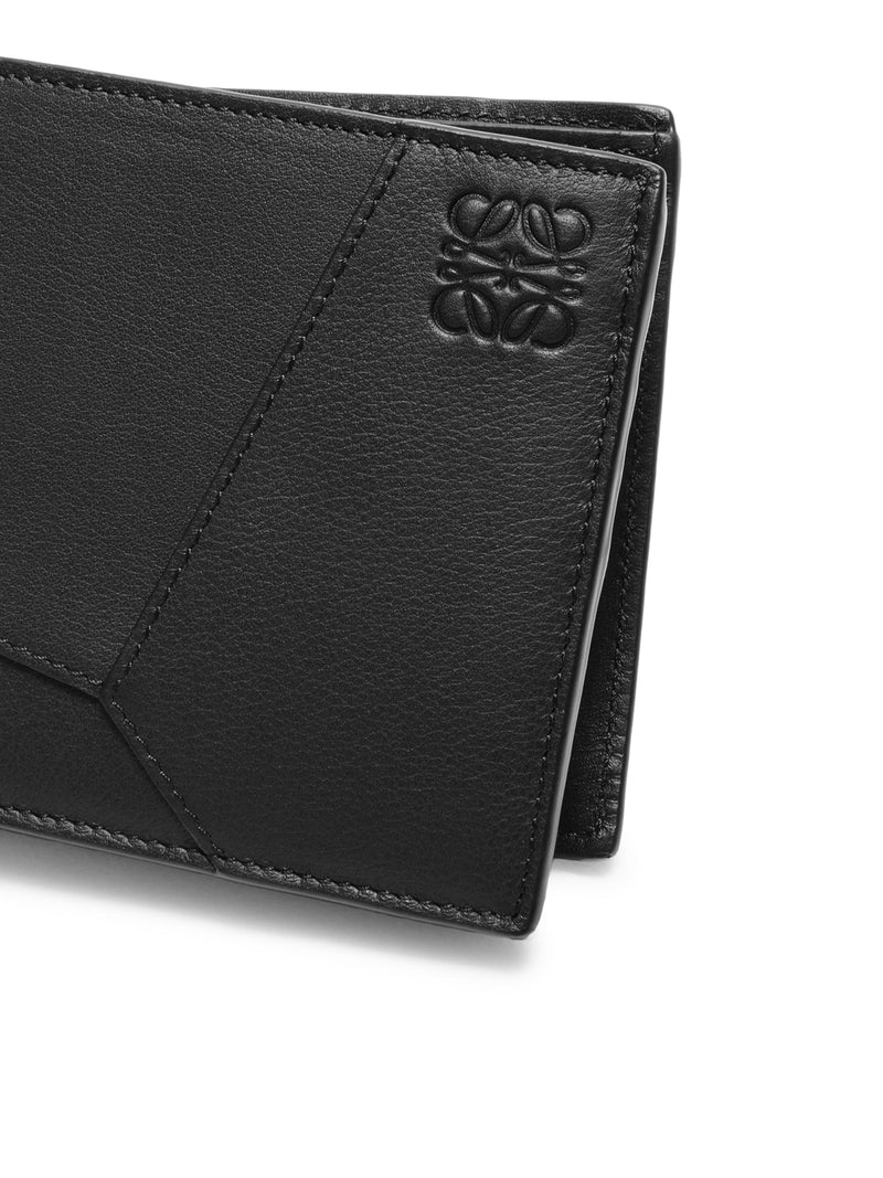 PORTAFOGLIO CON PORTAMONETE BIFOLD PUZZLE IN PELLE DI VITELLO