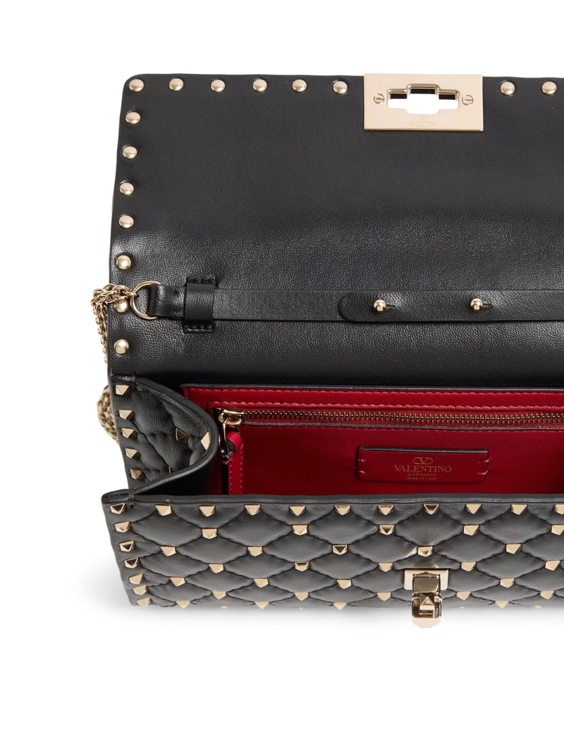 BORSA A TRACOLLA ROCKSTUD SPIKE IN NAPPA
