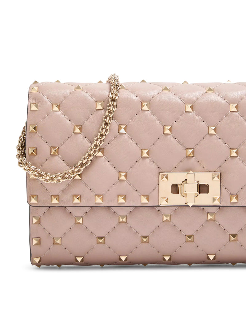 BORSA A TRACOLLA ROCKSTUD SPIKE IN NAPPA