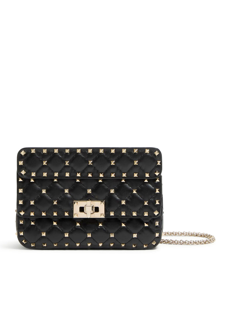 BORSA PICCOLA ROCKSTUD SPIKE IN NAPPA