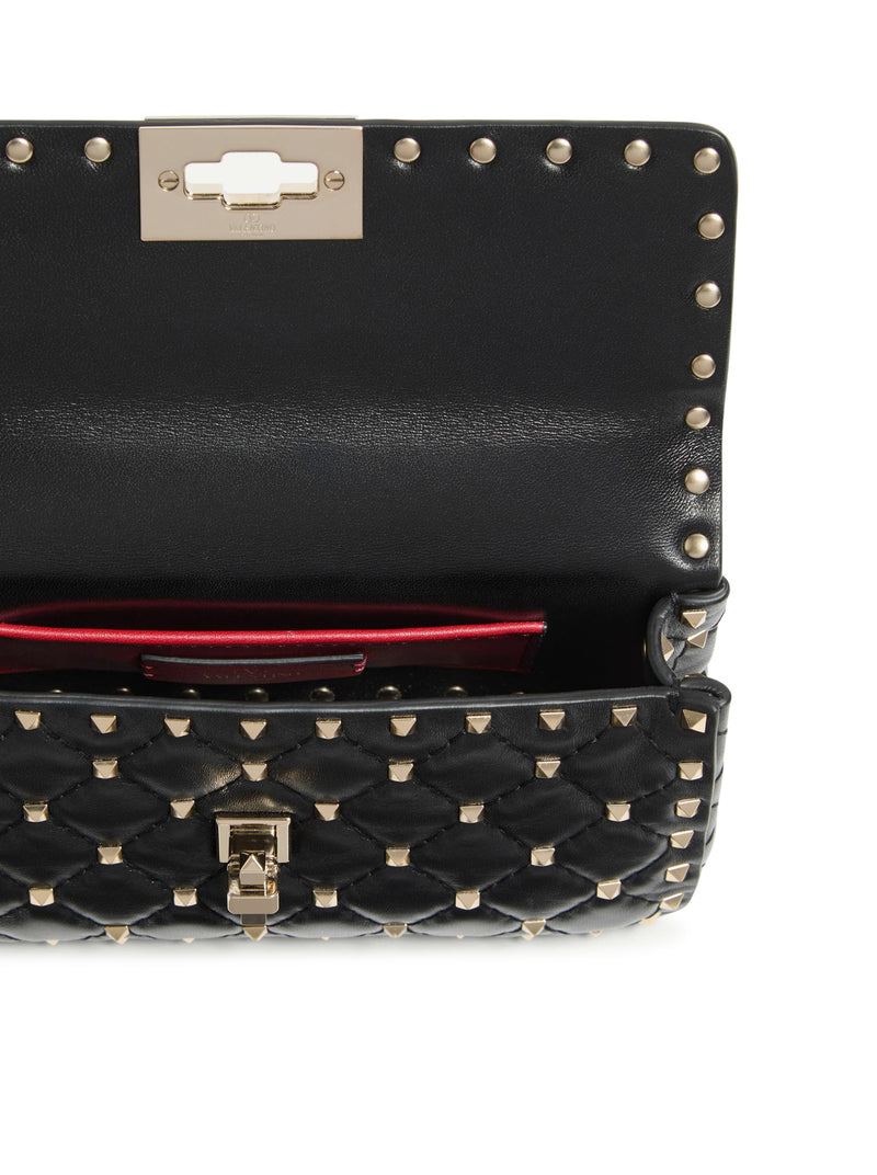 BORSA PICCOLA ROCKSTUD SPIKE IN NAPPA