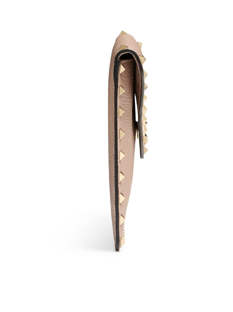 POUCH ROCKSTUD IN VITELLO GRANATO