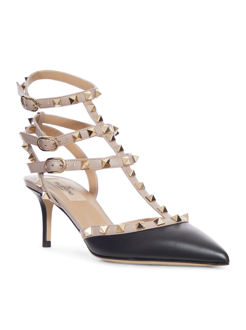 DÉCOLLETÉ ROCKSTUD IN PELLE