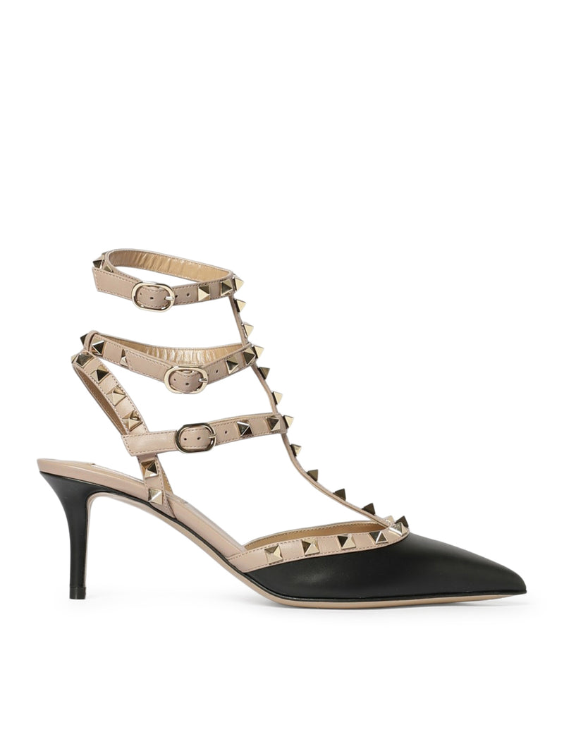 DÉCOLLETÉ ROCKSTUD IN PELLE