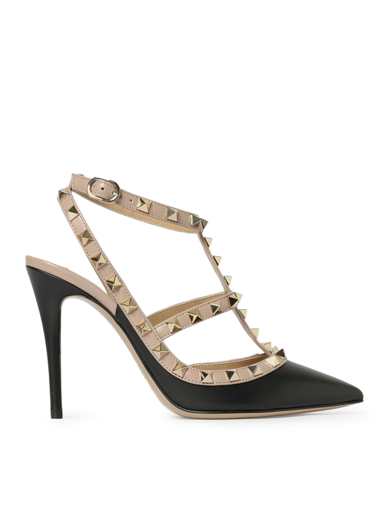 DÉCOLLETÉ ROCKSTUD IN PELLE