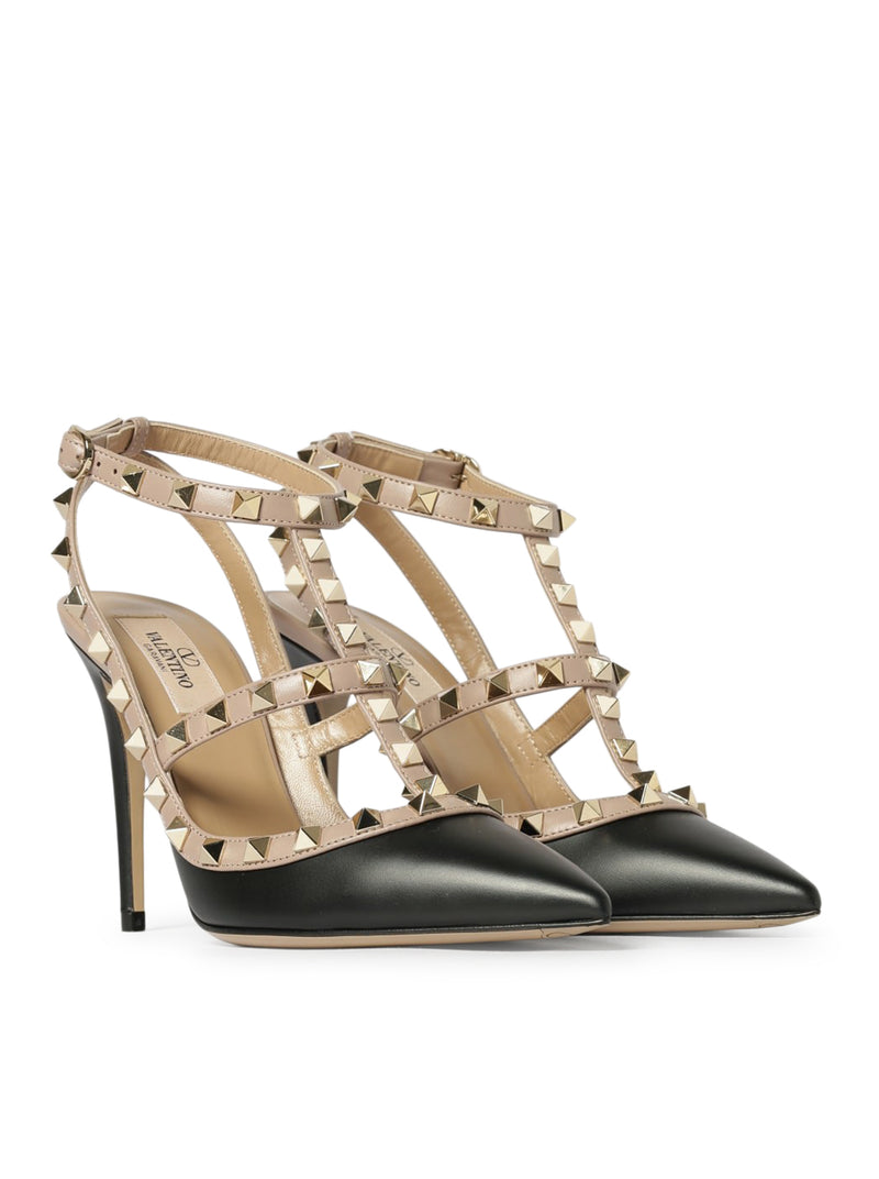 DÉCOLLETÉ ROCKSTUD IN PELLE