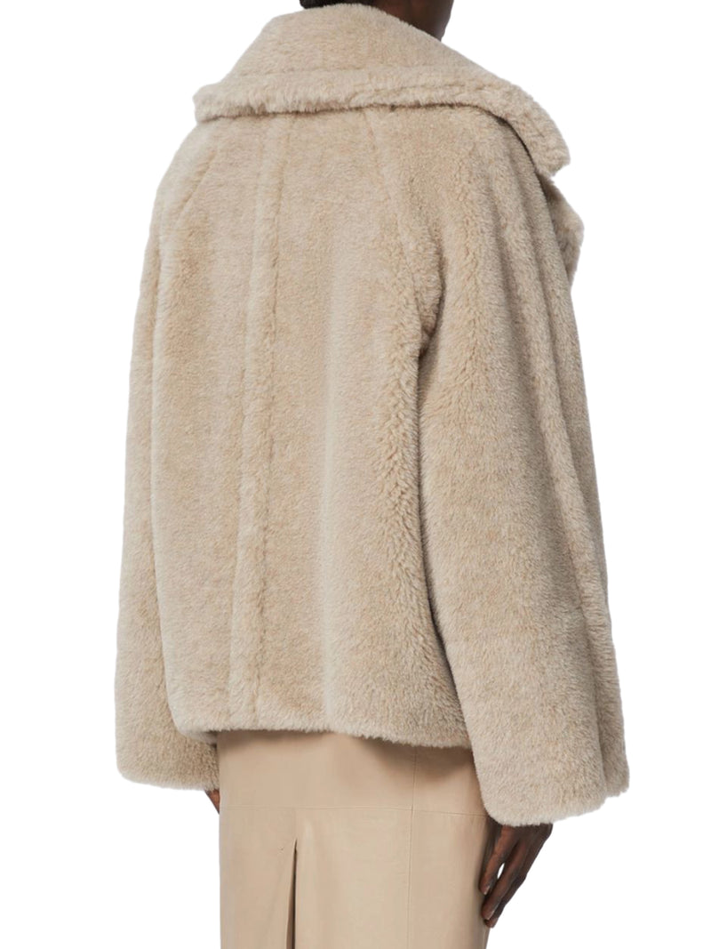 CAPPOTTO IN TEDDY DI ALPACA E CASHMERE