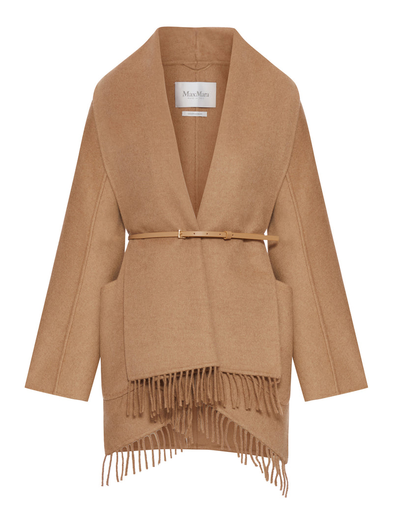 CAPPOTTO CARDIGAN IN CAMMELLO