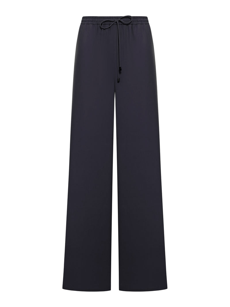PANTALONE LARGO IN SETA LAVATA