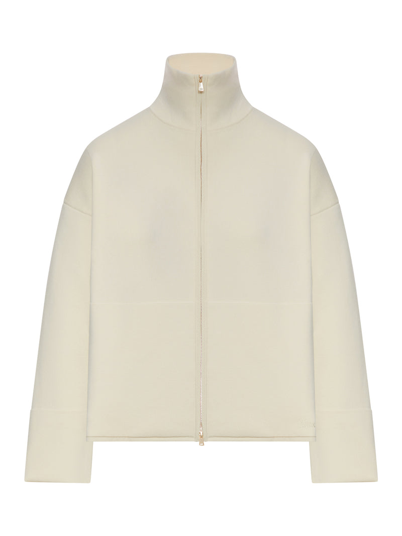 FELPA A COLLO ALTO CON ZIP