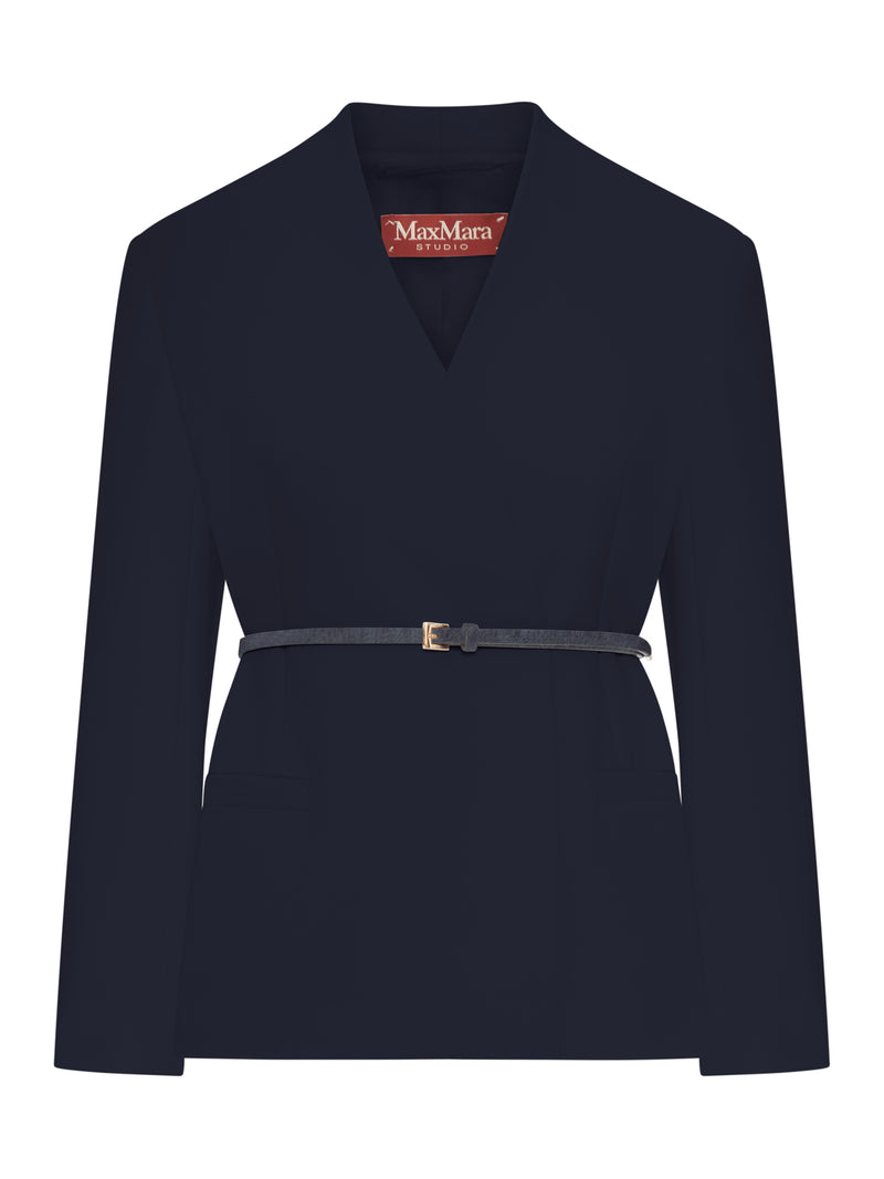 GIACCA DOPPIOPETTO IN CADY CON CINTURA