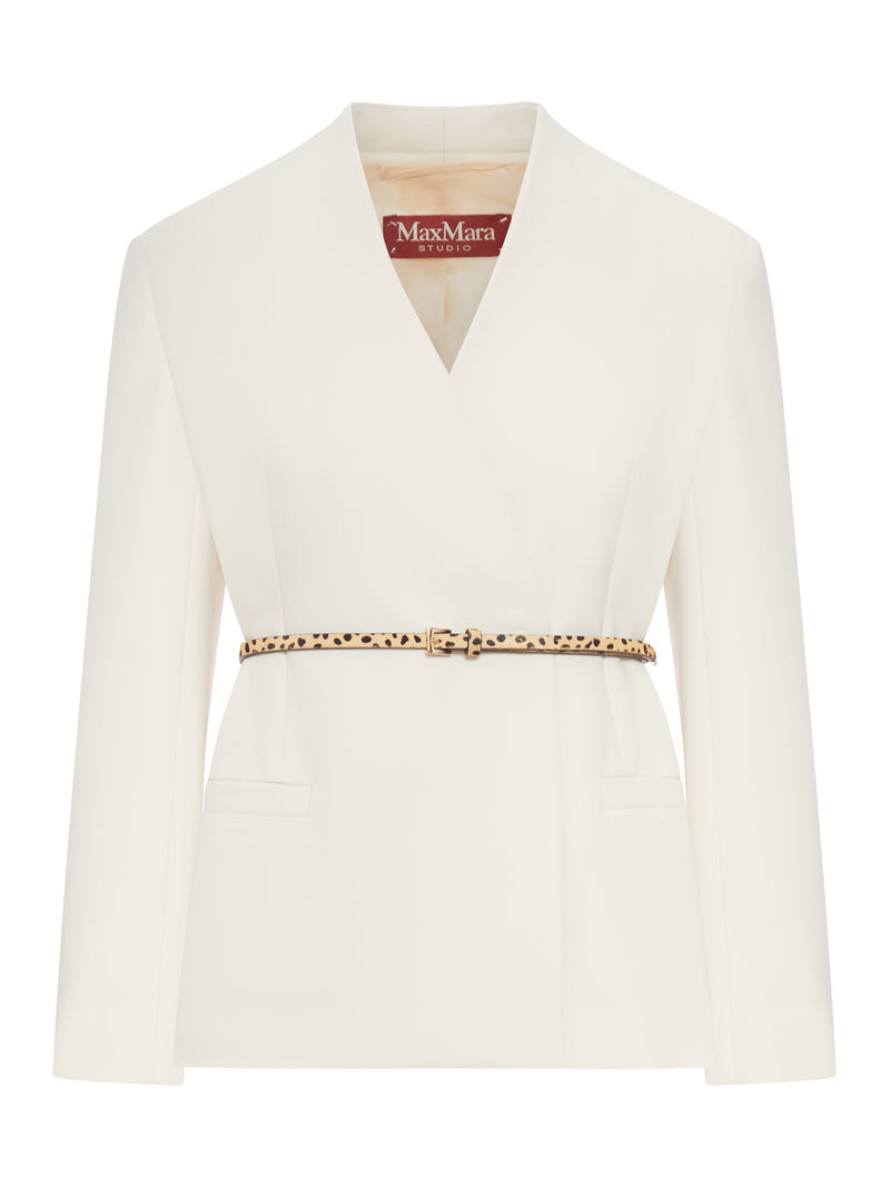 GIACCA DOPPIOPETTO IN CADY CON CINTURA