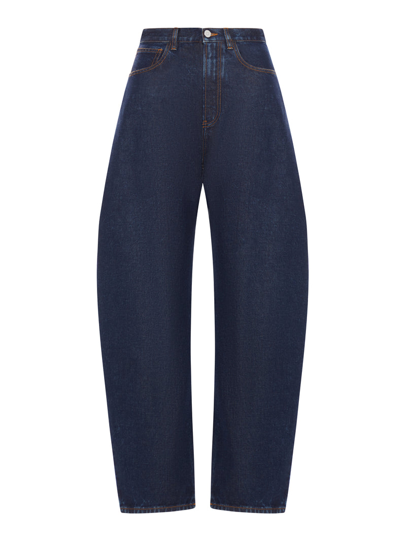 JEANS CON DESIGN ARROTONDATO