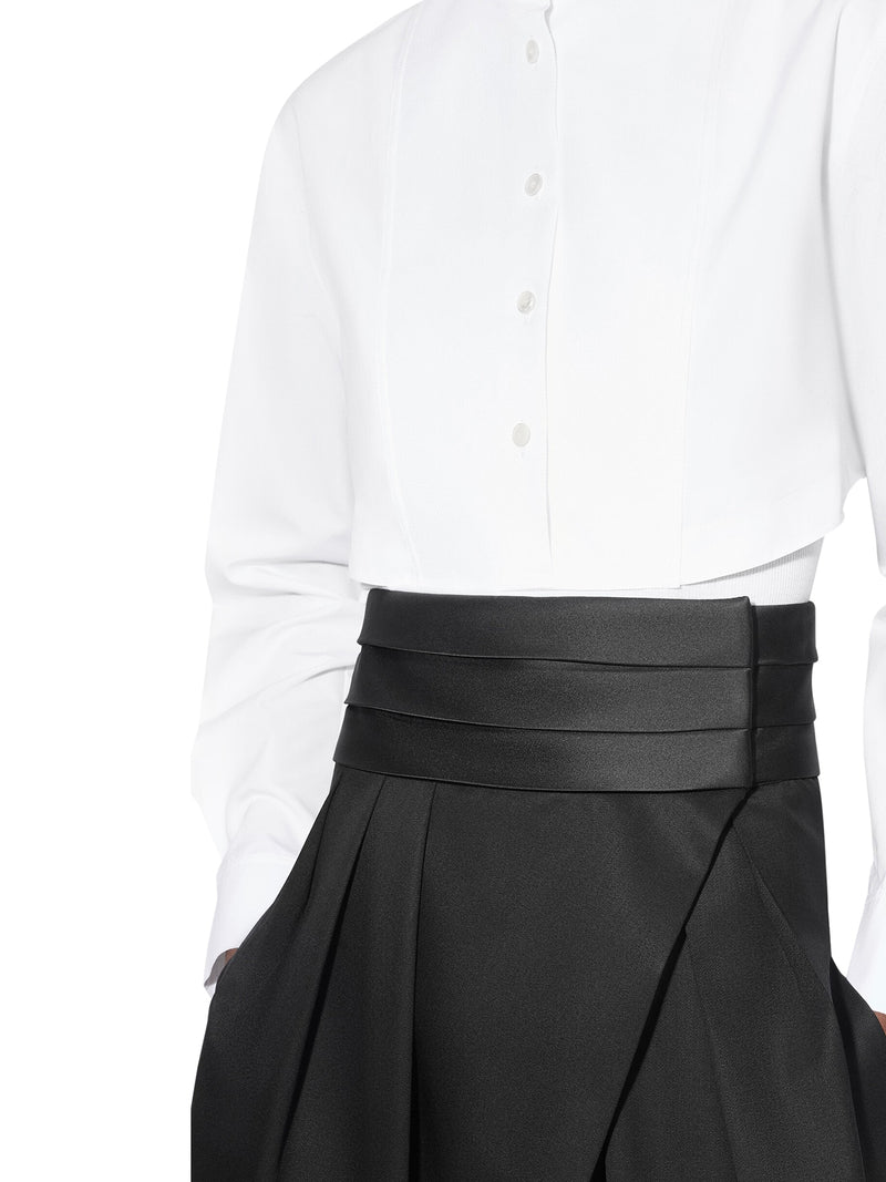 PANTALONI DA SMOKIMG ARROTONDATI IN LANA